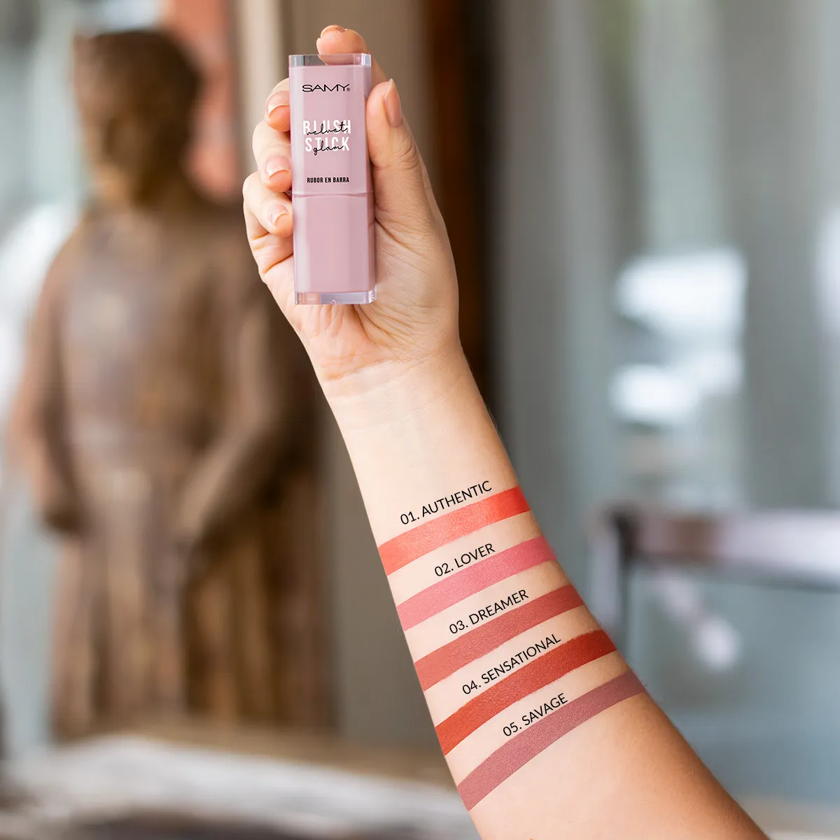 RUBOR EN BARRA VELVET GLAM SAMY