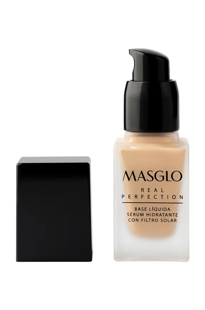 BASE LIQUIDA SERUM HIDRATANTE CON FILTRO SOLAR MASGLO