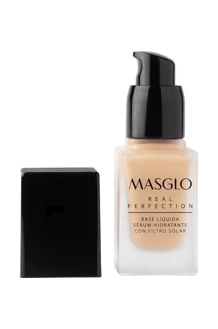 BASE LIQUIDA SERUM HIDRATANTE CON FILTRO SOLAR MASGLO