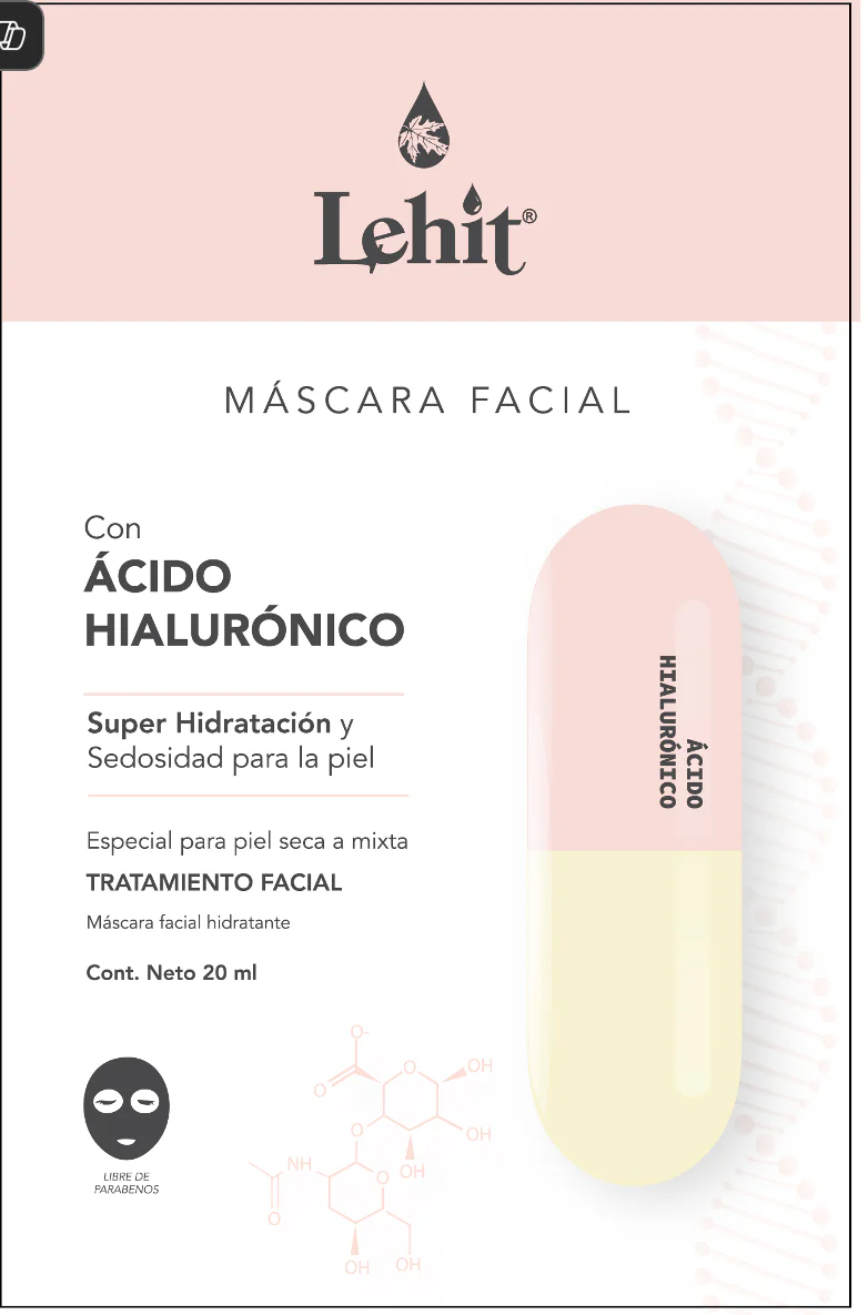 MASCARILLA FACIAL ACIDO HIALURONICO LEHIT
