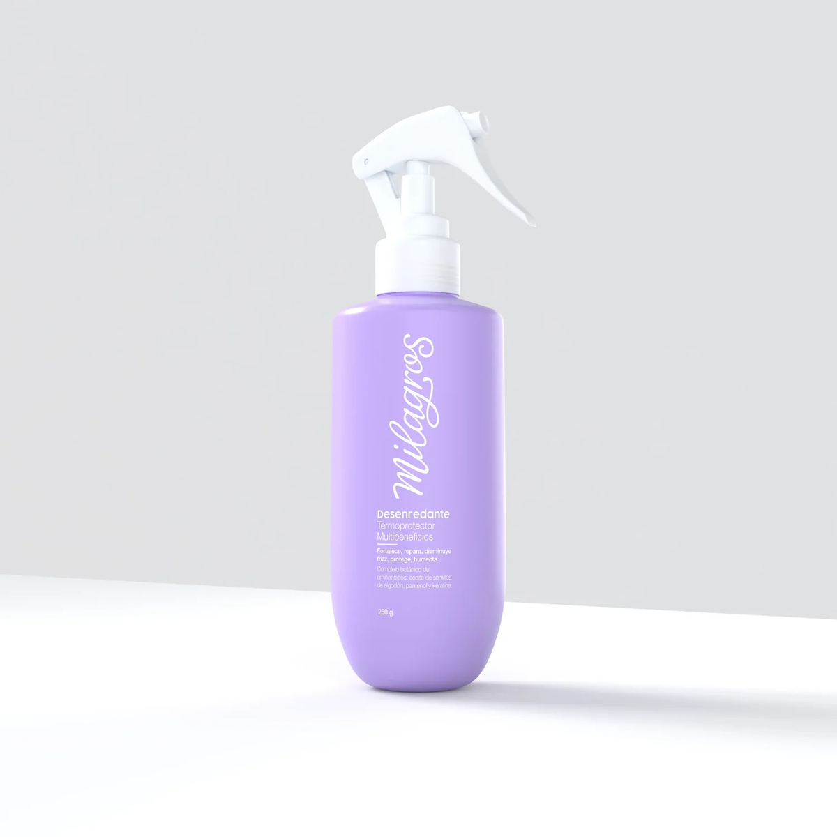 DESENREDANTE TERMOPROTECTOR MILAGROS MORADO X250