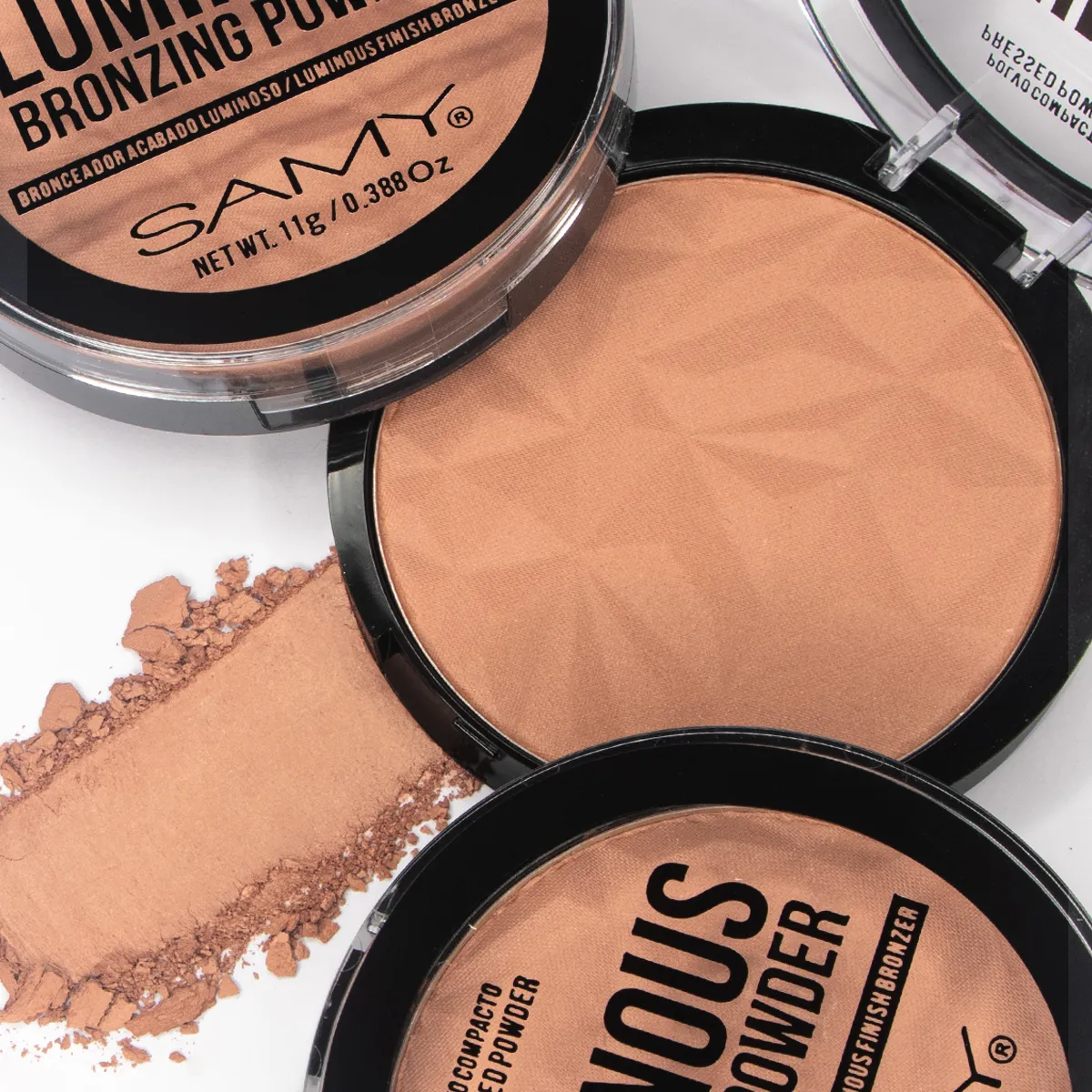 POLVO COMPACTO BRONCEADOR LUMINOSO SAMY