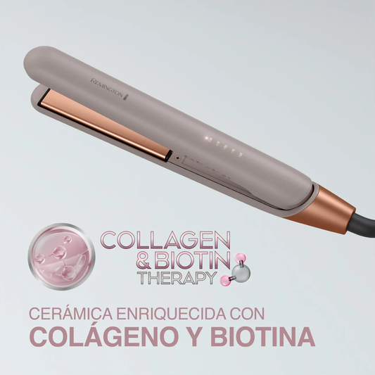 PLANCHA REMINGTON COLAGENO Y BIOTINA