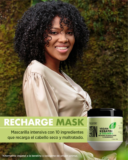 RECHARGE INTENSIVO VEGAN KERATINa COLAGENO RECAMIER 500 GR