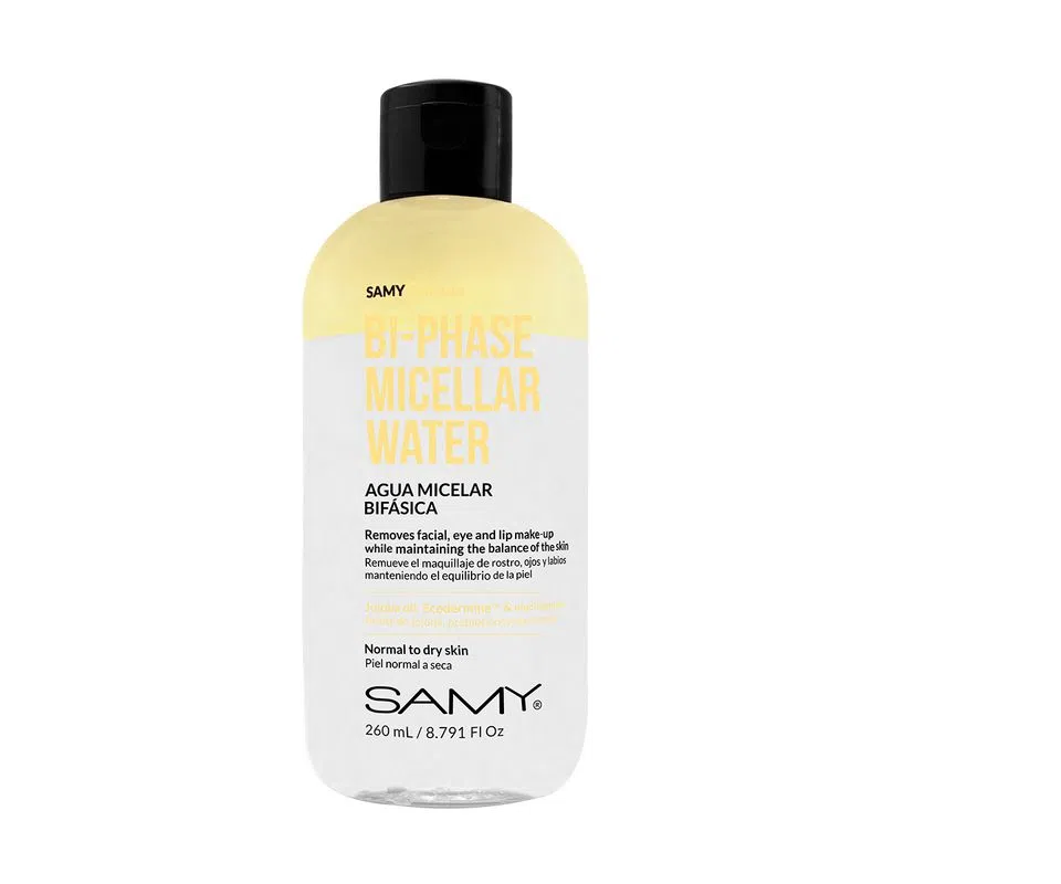 AGUA MICELAR BIFÁSICA x 260 mL SAMY