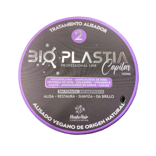 BIOPLASTIA TRATAMIENTO ALISADOR MENTA HAIR PASO 2
