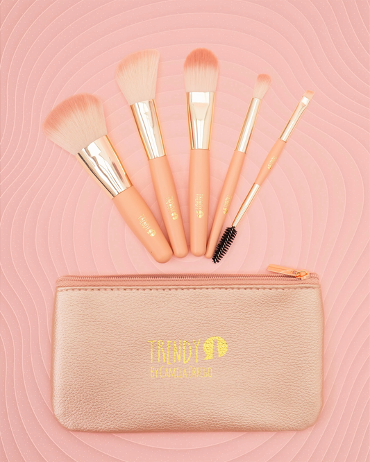 KIT BROCHAS ORO ROSA MINI