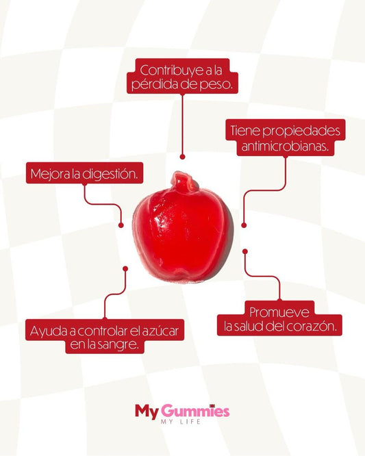 MY GUMMIES TE ROJO VINAGRE DE MANZANA X45 UNIDADES