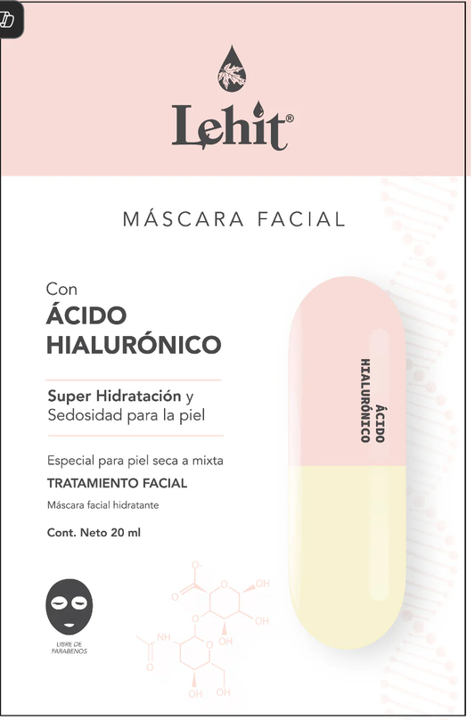 MASCARILLA FACIAL ACIDO HIALURONICO LEHIT