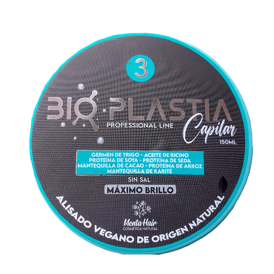BIOPLASTIA REPOLARIZADOR SELLANTE DE CUTÍCULA MENTA HAIR PASO 3