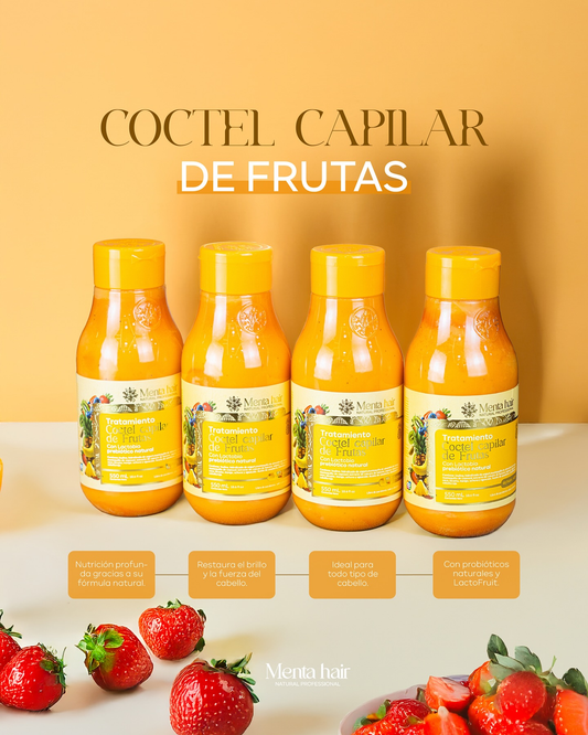 TRATAMIENTO COCTEL CAPILAR FRUTAS MENTA HAIR X550