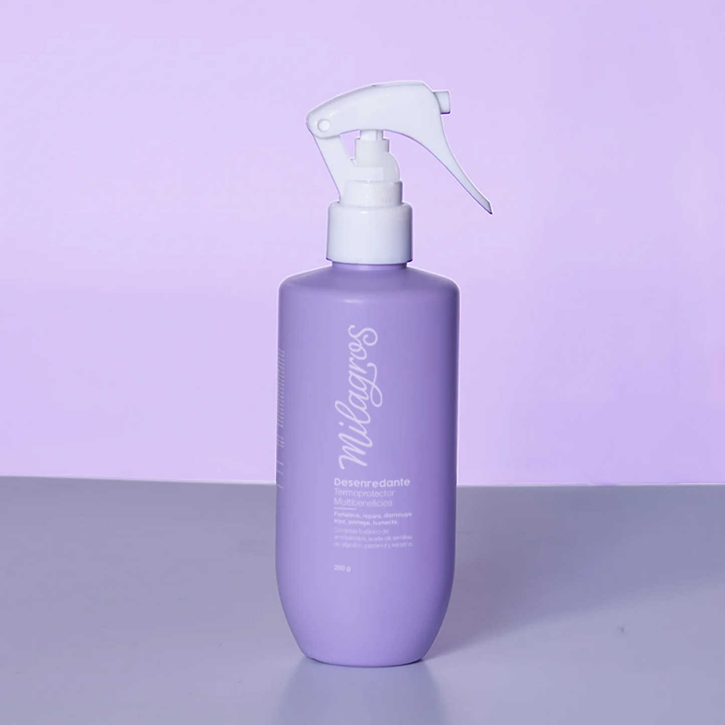 DESENREDANTE TERMOPROTECTOR MILAGROS MORADO X250
