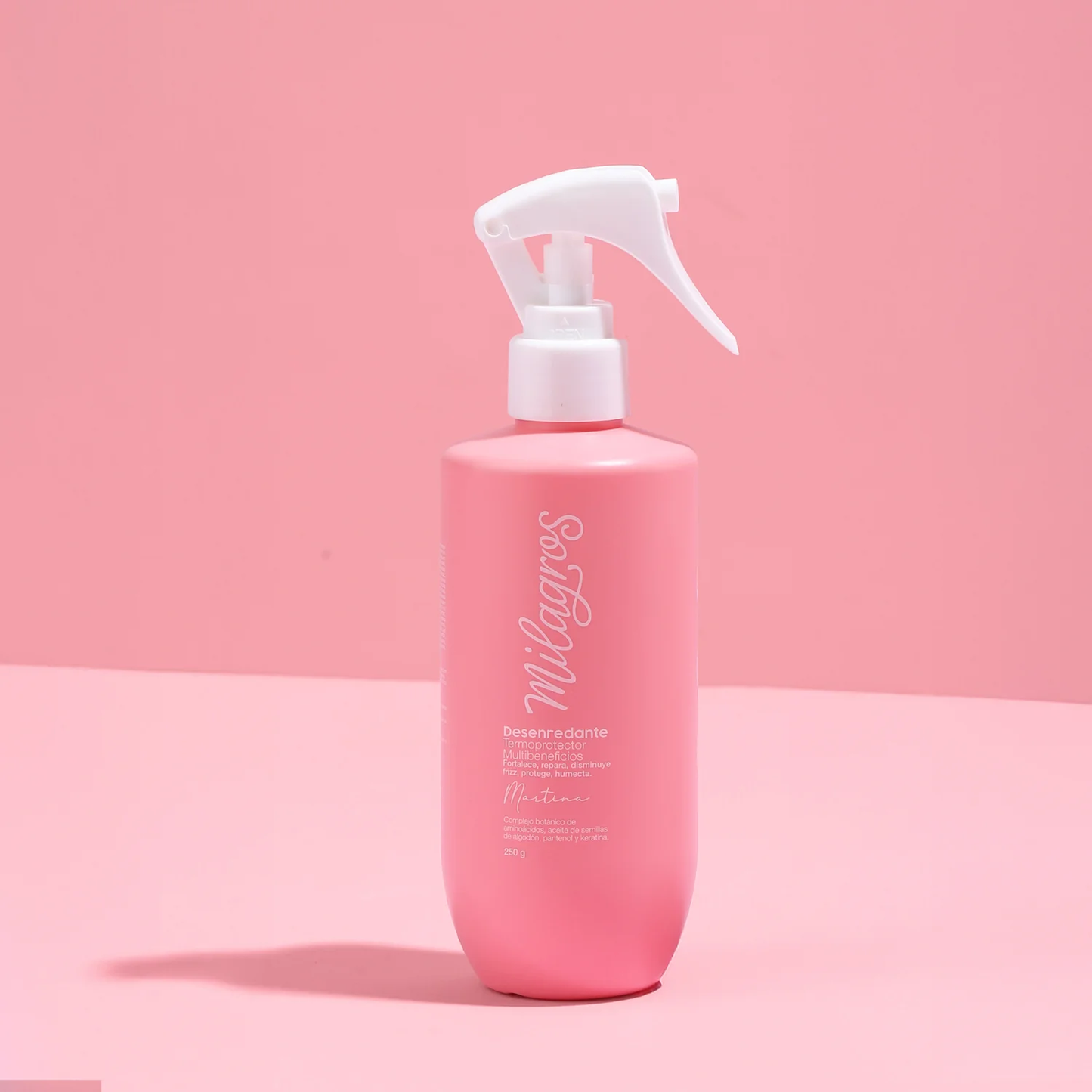 DESENREDANTE TERMOPROTECTOR MILAGROS ROSADO X250