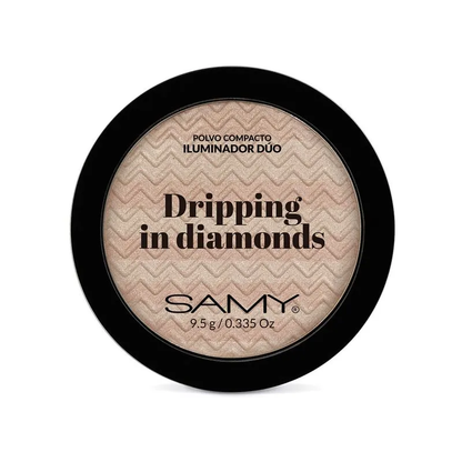 POLVO COMPACTO ILUMINADOR DRIPPING IN DIAMONDS SAMY