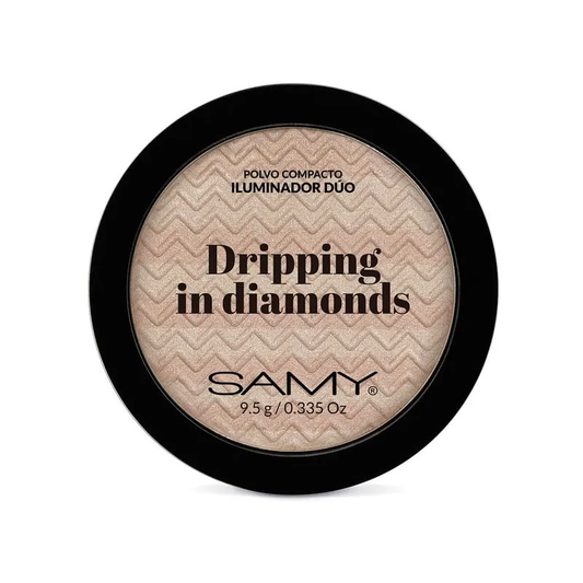 POLVO COMPACTO ILUMINADOR DRIPPING IN DIAMONDS SAMY