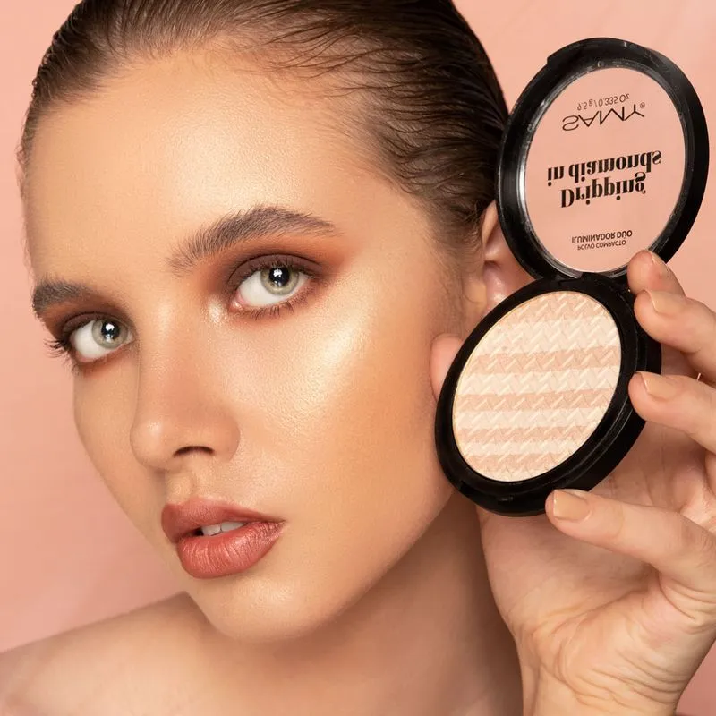 POLVO COMPACTO ILUMINADOR DRIPPING IN DIAMONDS SAMY