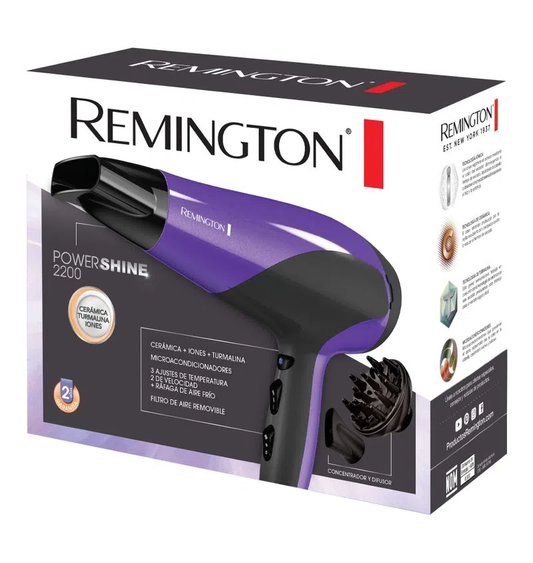 SECADOR REMINGTON CERAMICA TURMALINA D3190