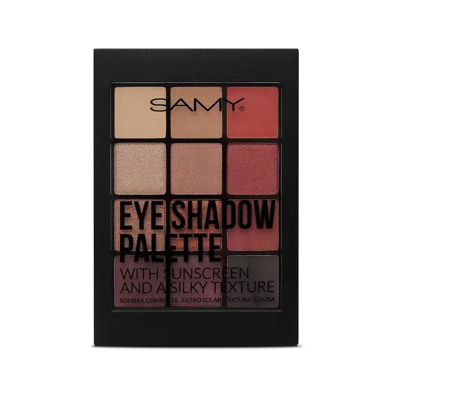 PALETA X 12 SOMBRAS COMPACTAS SAMY